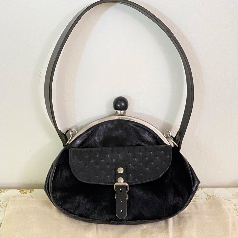 Lie Down I Think I Love You Limited Edition Two-tone Pony Hair Bubble Bag